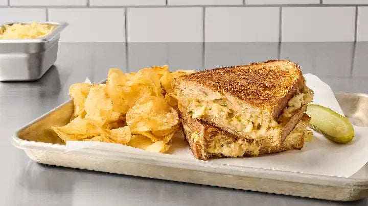 Old Bay Brown Butter Crab Grilled Cheese
