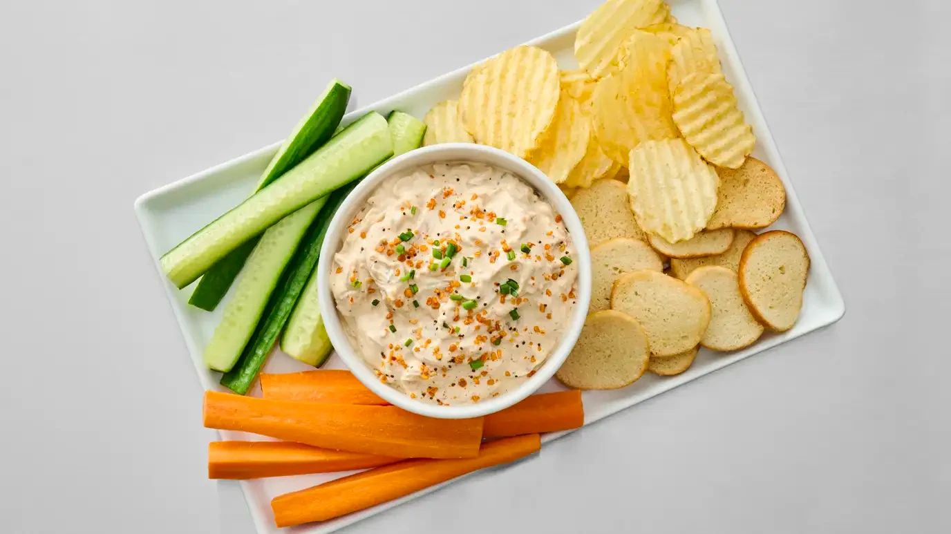 Everything Bagel Caramelized Onion Dip