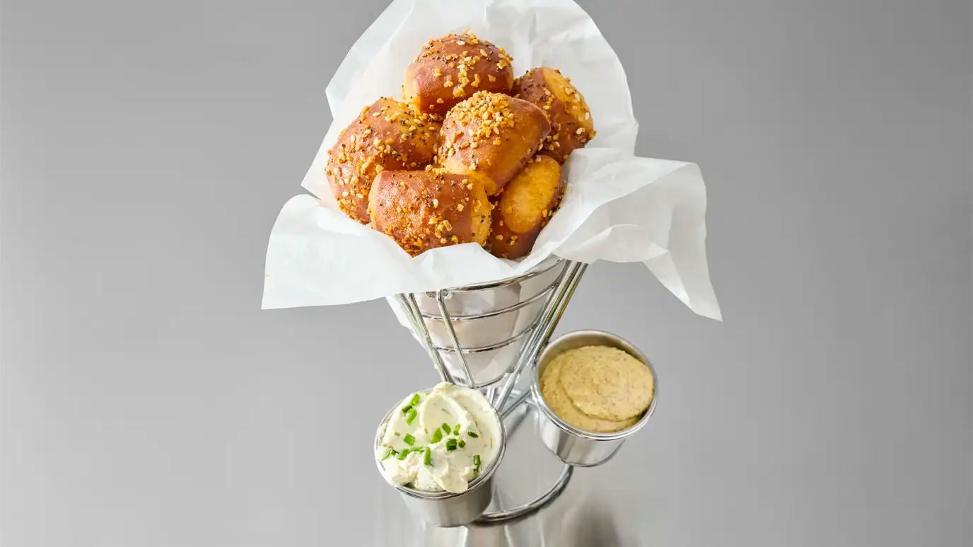 Everything Bagel Pretzel Bites