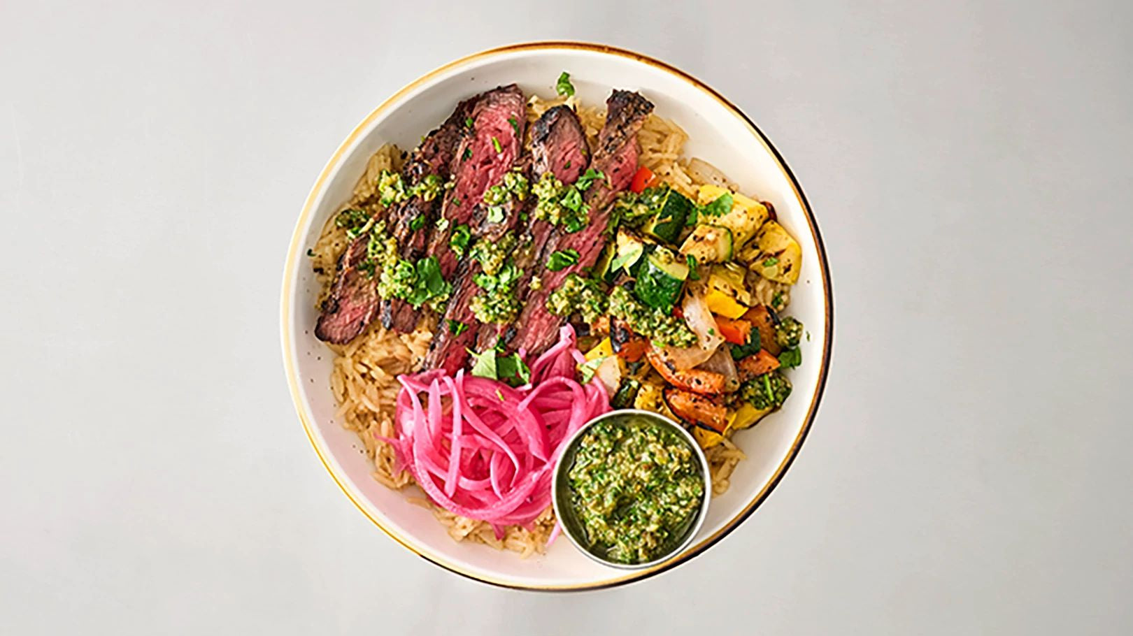 Jalapeno Chimichurri Steak Bowl