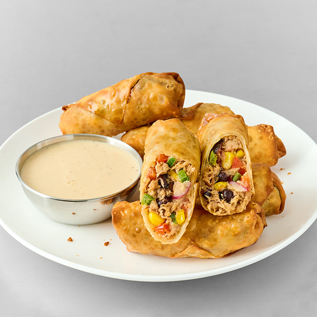 eggrolls with alabama white bbq sauce