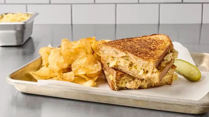 Old Bay Brown Butter Crab Grilled Cheese