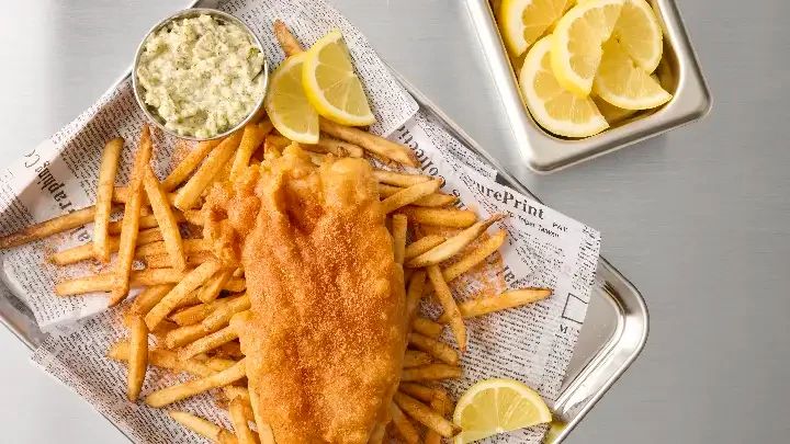 Old Bay Malt Vinegar Fish & Chips