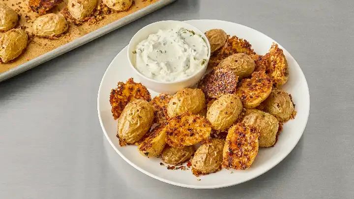 Spicy Parmesan Potatoes