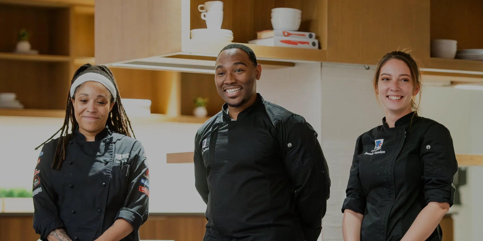 McCormick Chefs standing in a kitchen