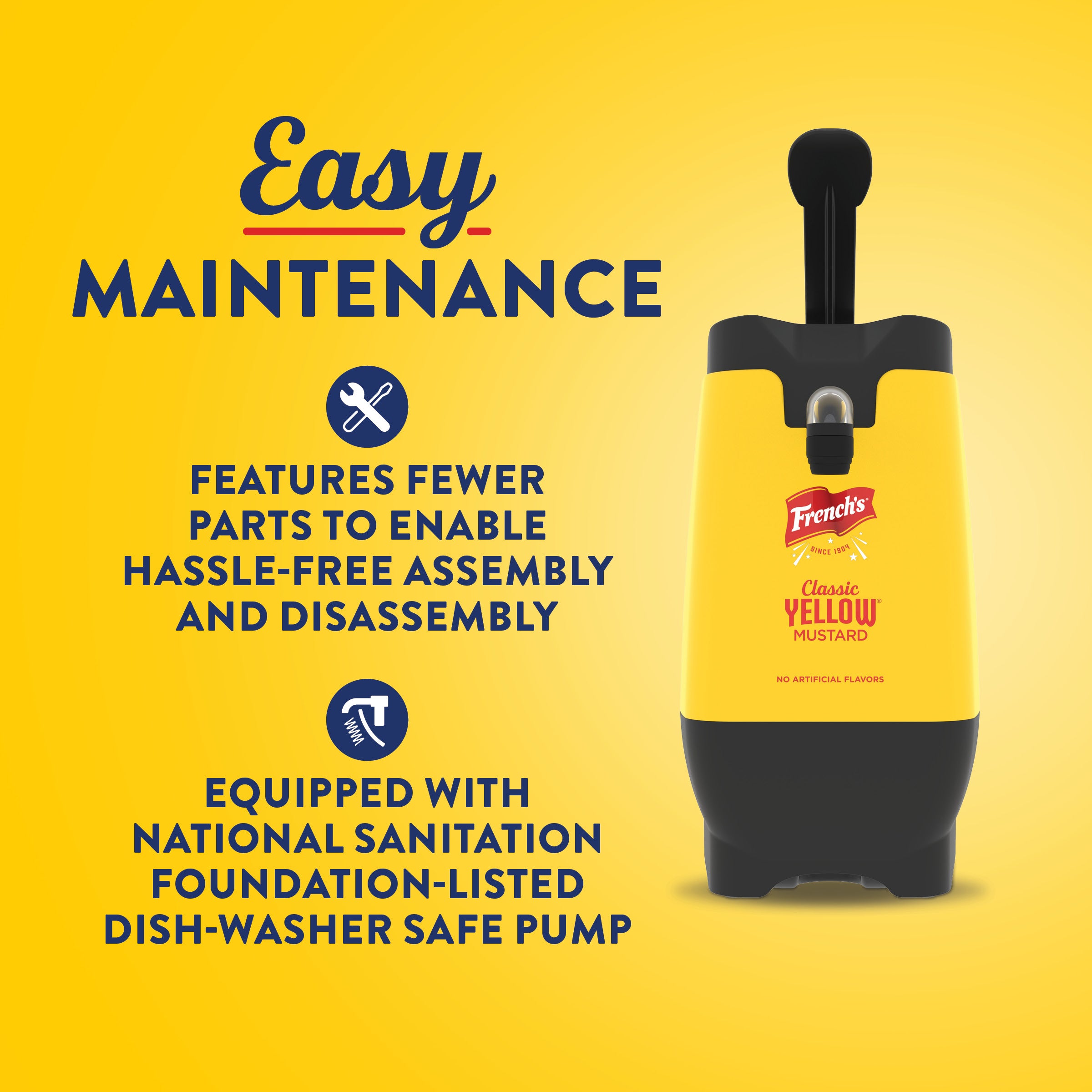 French's Yellow Mustard Dispenser – Shop McCormick for Chefs